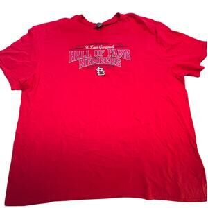 St Louis Cardinals Size 3XL Team Hall of Fame Roster Mens Crewneck Tee Shirt